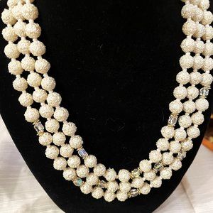 Vintage Bead Necklace late 1950s